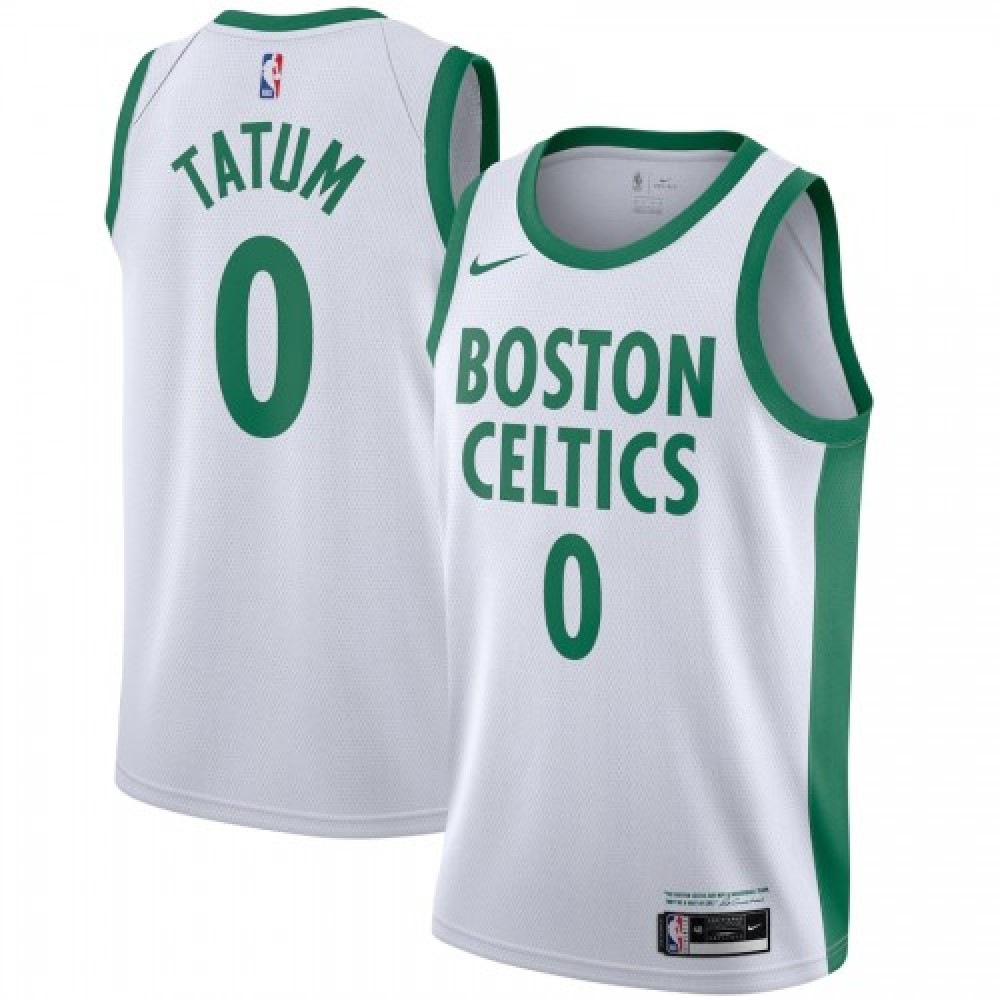 Men's Boston Celtics Jayson Tatum #0 White 2020/21 Swingman Player Jersey – City Edition-Pro Kit Vault | Brand New 26/27 Sports Jerseys